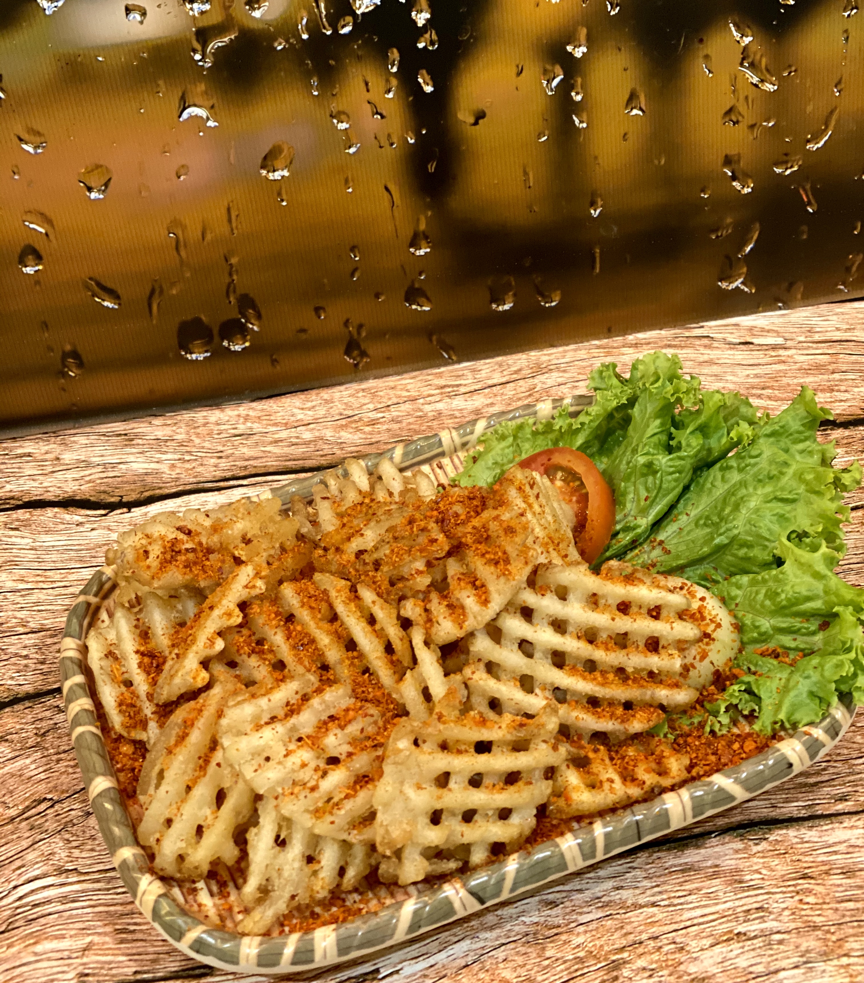 SPICY WAFFLE FRIES
