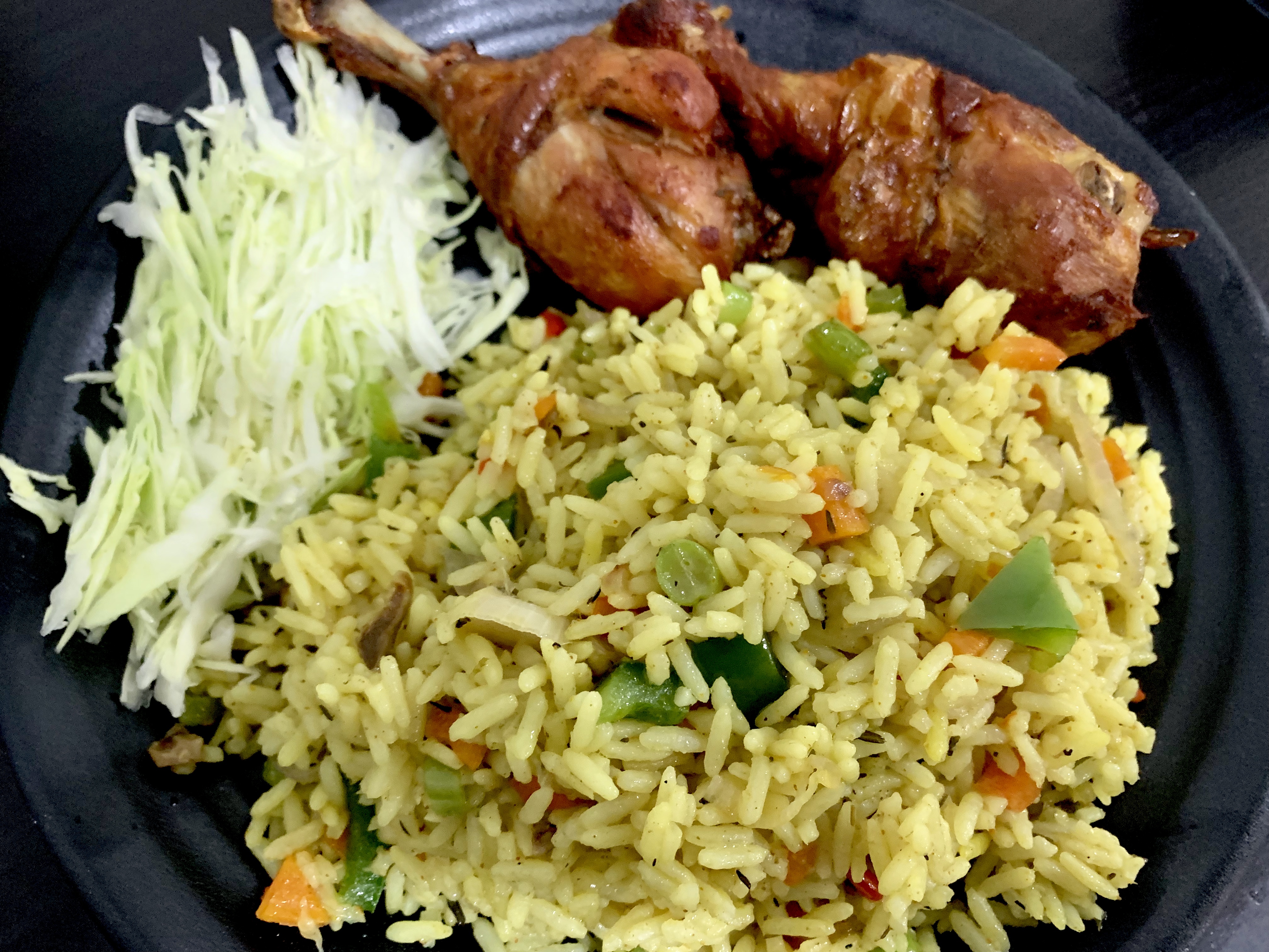 FRIED RICE WITH CHICKEN