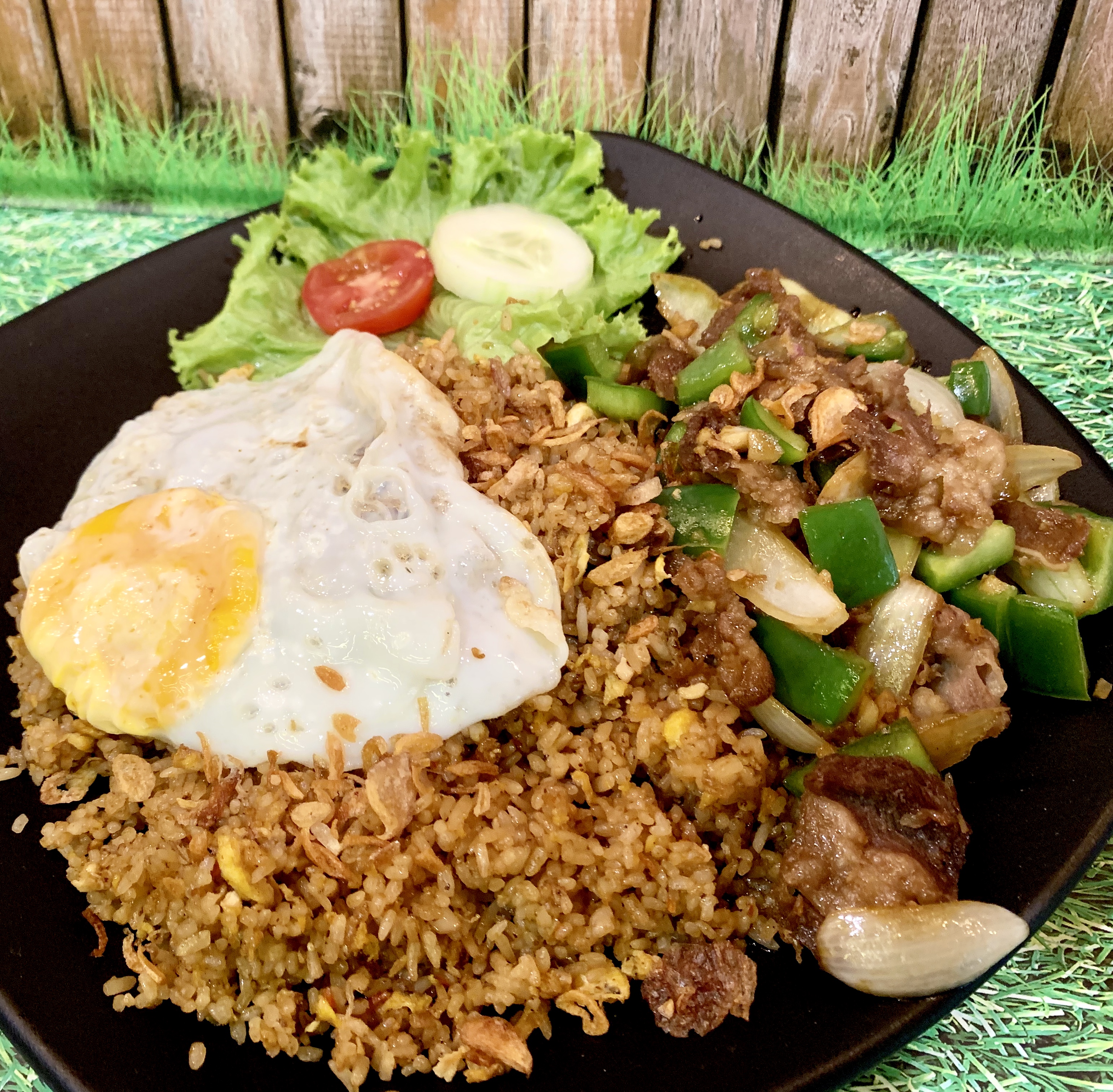 BEEF TERIYAKI FRIED RICE
