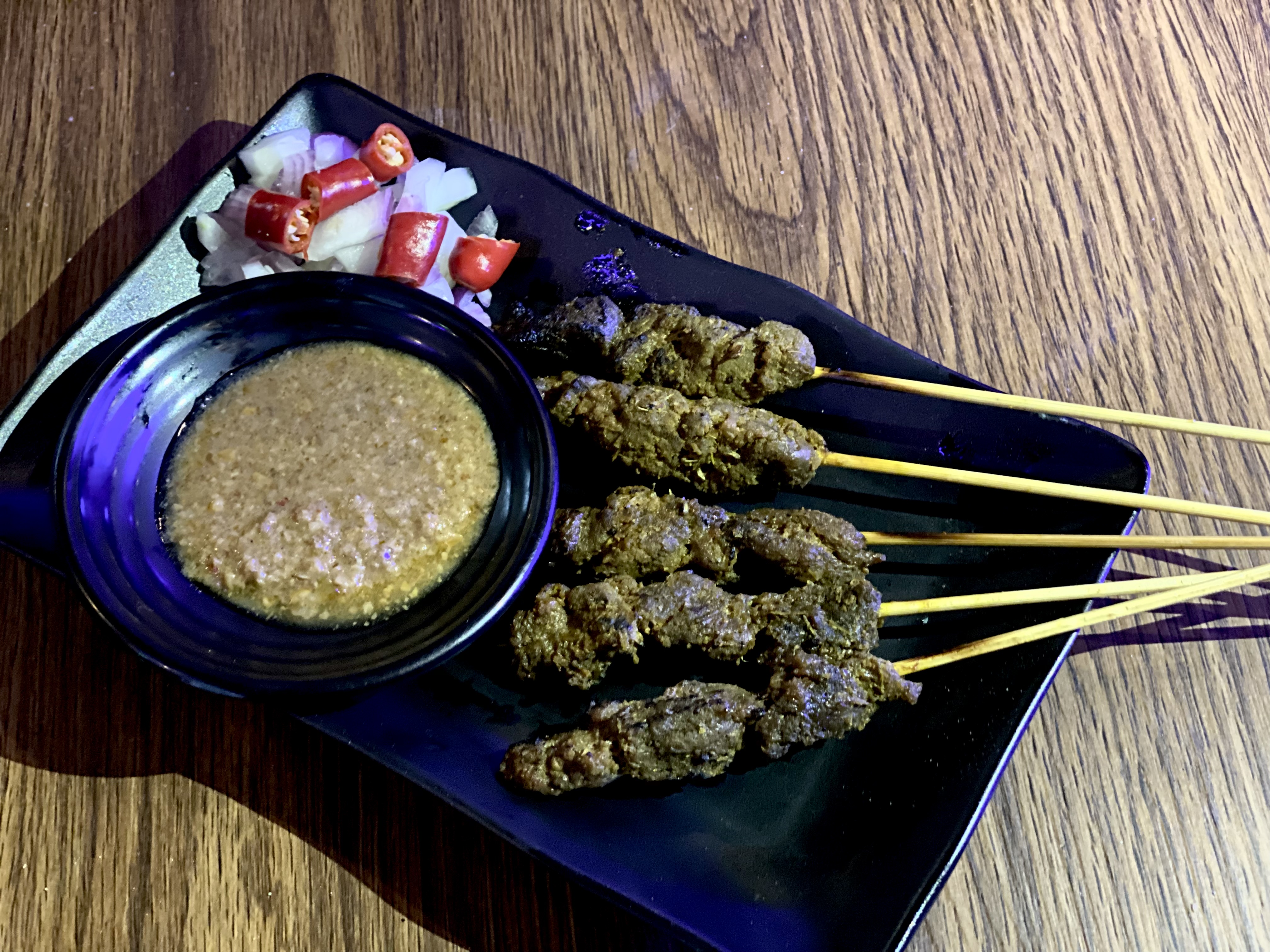 BEEF SATAY SET (5PC)