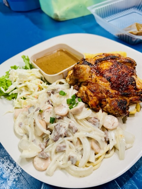 SPEGHETTI CABONARA CHICKEN GRILL
