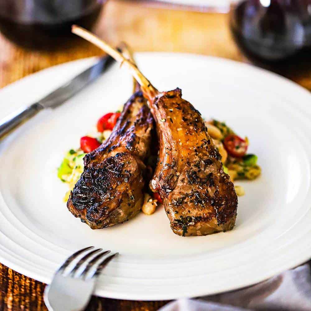 Grilled Rack of Lamb