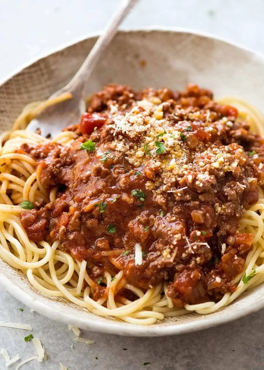 Spagetti Mince Chicken Bolognese 