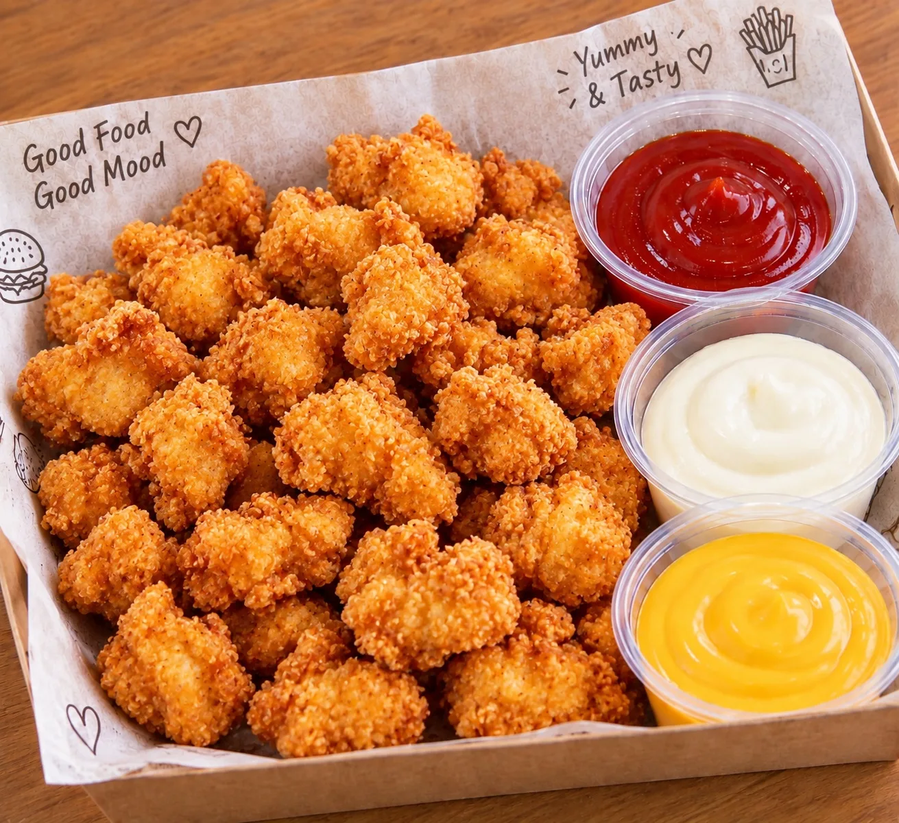 CRISPY CHICKEN POPCORN