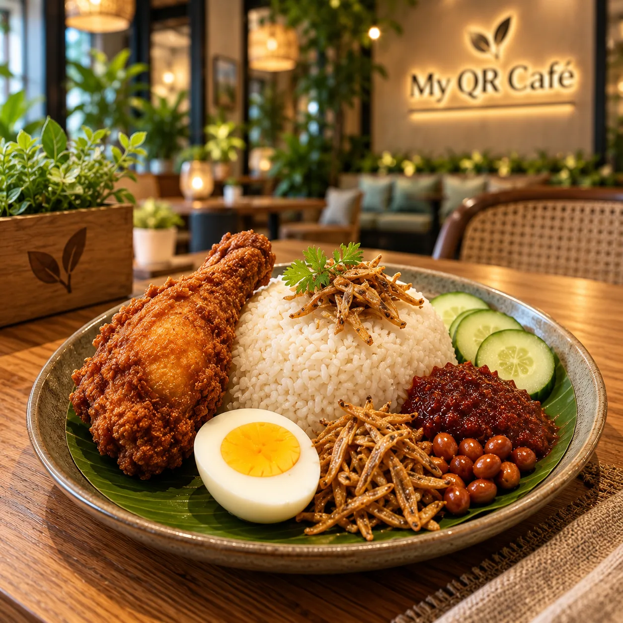Nasi Lemak Ayam